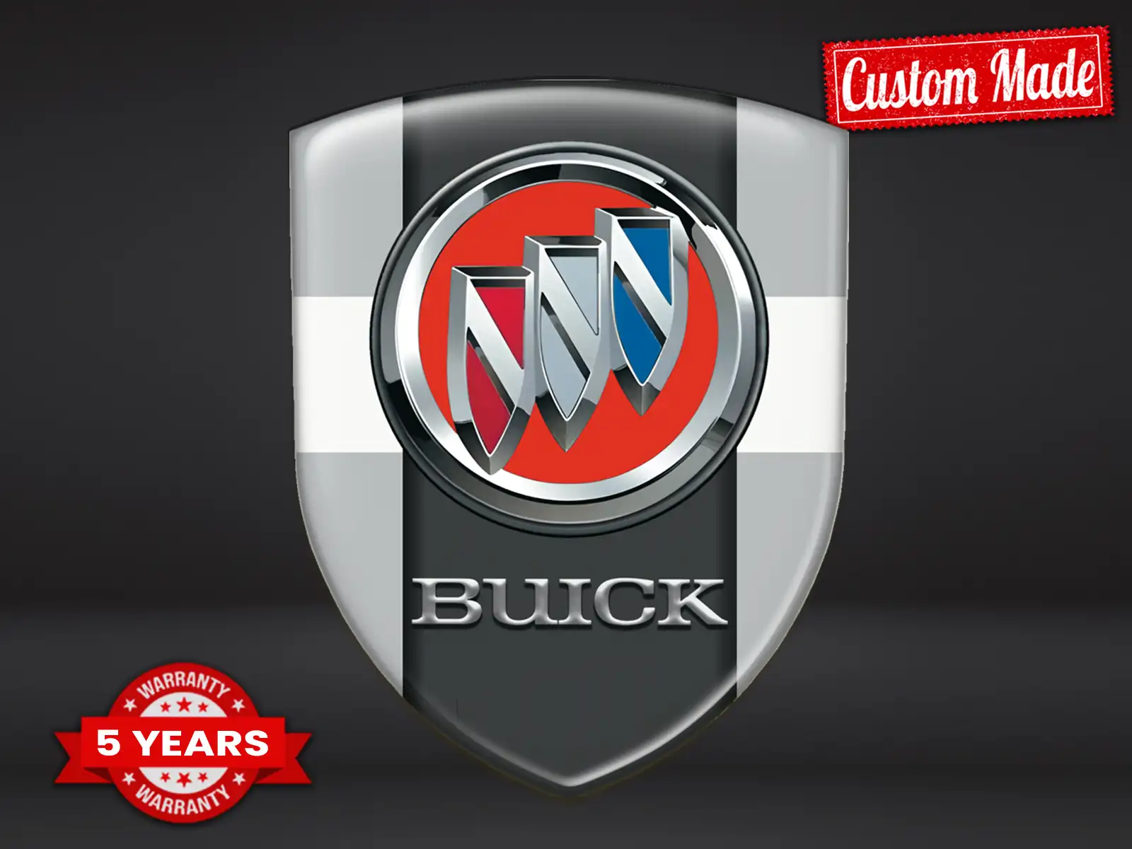 Buick Adesivo Logo Resistente Pregiato Professionale